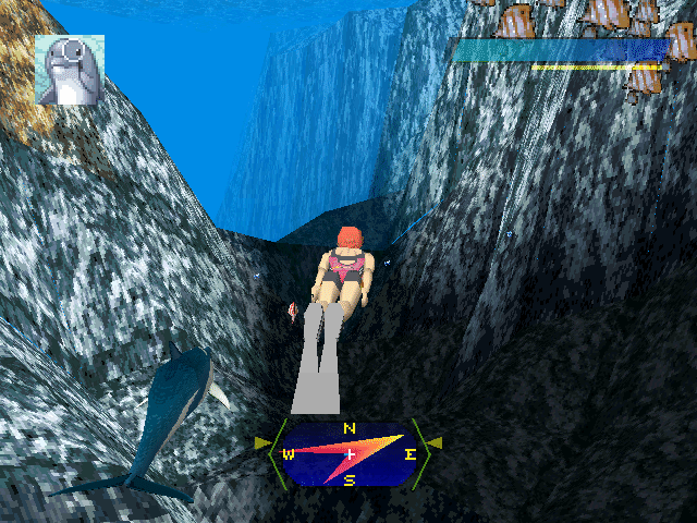 B.L.U.E. Legend of Water screenshot 2 for Playstation